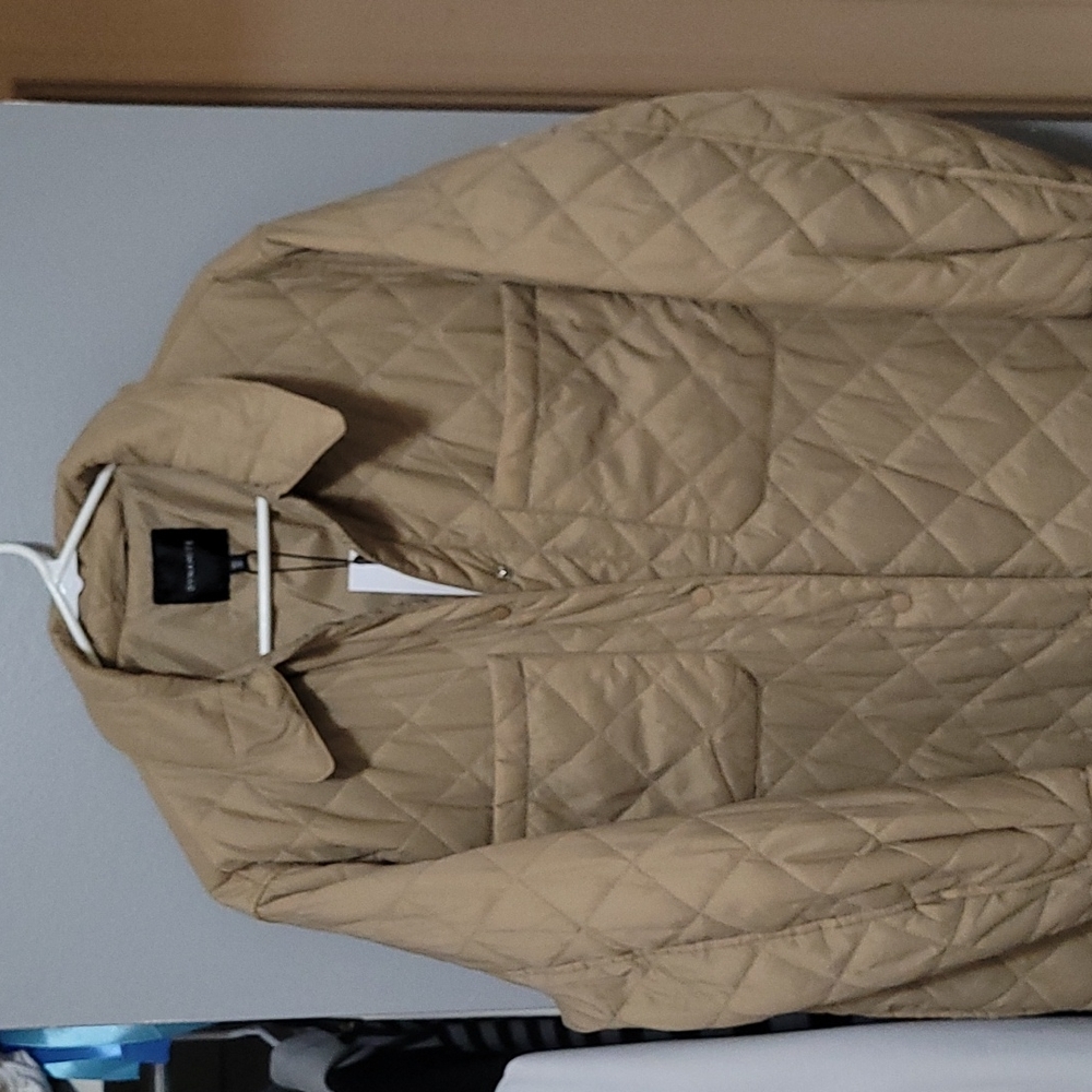 Nwts large tan shacket